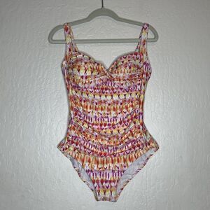 Emerald Bay  Ruched One Piece Slimming Swimsuit